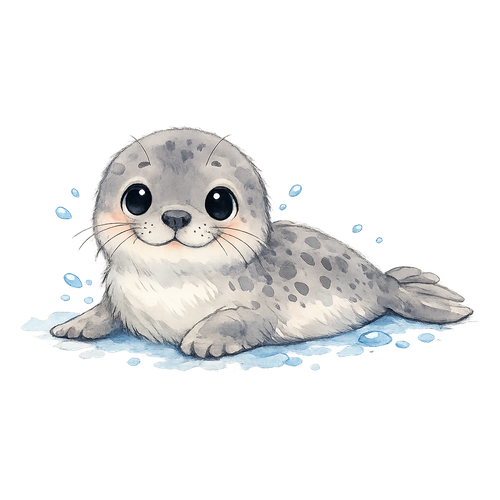 Ted the Seal, the Short E friend
